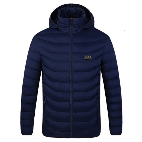 Giacca riscaldata uomo donna 19 zone USB invernale calda felpa cappotto + batteria - Foto 25 di 31