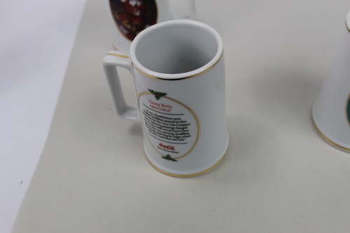 Coca Cola Weihnachtstassen Vintage Sammleredition Weihnachtsmann 1996 4er Set - Bild 10 von 21