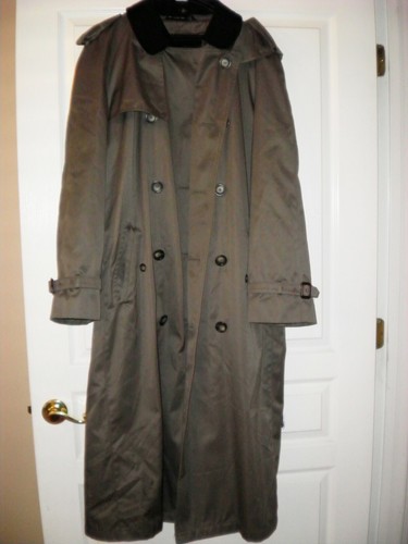 Britches of Georgetown langer Herrenmantel Militär Armee grün - Bild 1 von 5