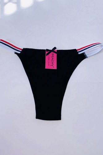 6 Pack Women High Cut Cotton Panties Thong Brief Brazilian Underwear Lingerie M - Picture 11 of 12