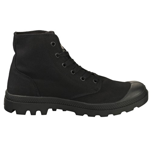 Palladium Mono Chrome Womens Fashion Boots in Black - Picture 5 of 8