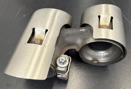 Porsche 991.1 Carrera Left Hand Exhaust Tail Pipe Trim Tip - 99111136103 - Picture 4 of 12