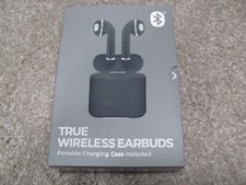 New Sentry True Wireless Earbuds with Portable Charging Case SBGBT960CH Black