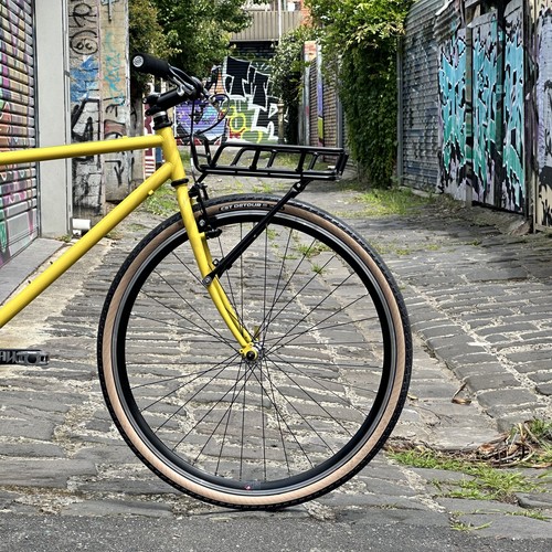 Portabicicletas delantero de aleación para bicicleta (negro) —AUSADO EN STOCK— paquete portabicicletas aluminio - Imagen 4 de 4