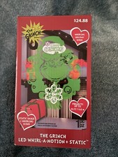 New In BOX - The Grinch LED Whirl-A-Motion + Static Projection Up To 15 Feet