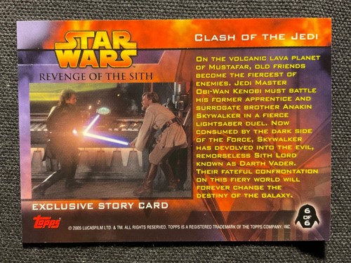 Star Wars Episode III Revenge of the Sith 2005 Trading Cards, Foil, Stickers... - Picture 193 of 259