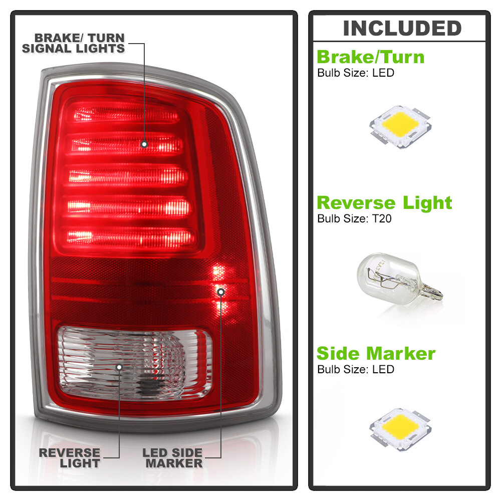 2013 dodge ram 1500 led tail light bulb replacement deals