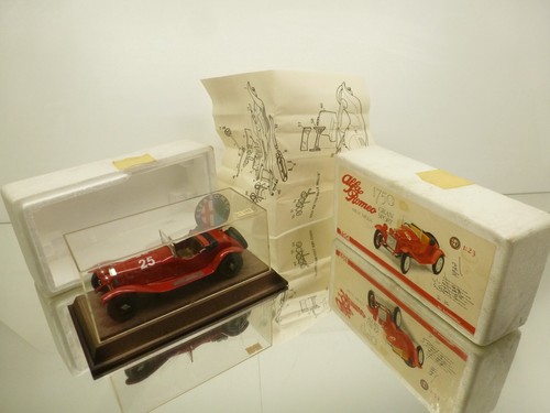 TOGI ALFA ROMEO 1750 GRAN SPORT MILLE MIGLIA 1930 -VERY RARE- 1:23- GOOD IN BOX - Picture 4 of 16
