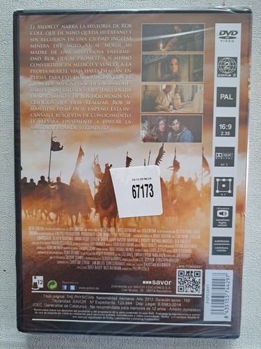 DVD EL MEDICO NOAH GORDON - PRECINTADA - ENVIO CERTIFICADO INCLUIDO - Imagen 2 de 2