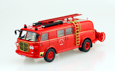Pegaso Mofletes Cancello de Ferrol Feuerwehr rot 1:43 Altaya Modellauto ZN