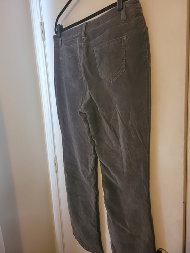 Vintage Sonoma Damen Cordhose Größe 14 grau Life+Style Hose Knopfleiste - Bild 9 von 12