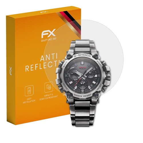atFoliX 3x Screen Protection Film for Casio MTG-B3000D-1A matt&shockproof - 第 1/8 張圖片