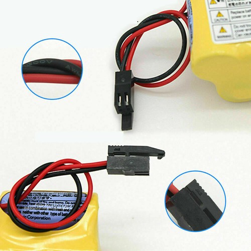 US 5pc BR-2/3AGCT4A 6V PLC Battery For FANUC A98L-0031-0025 CNC System + BK Plug - Picture 3 of 6