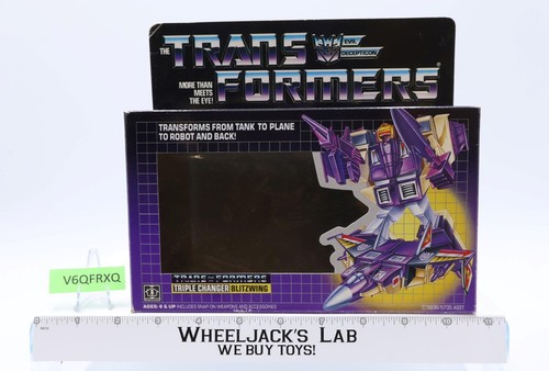 Blitzwing 100% Complete NICE FIGURE & BOX 1985 Vintage G1 Transformers Hasbro - Picture 7 of 10