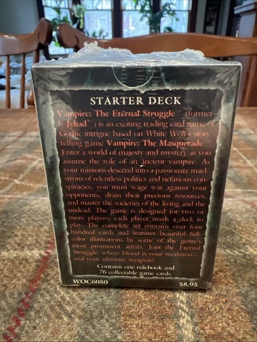 VAMPIRE The Eternal Struggle VTES (JYHAD) Starter Deck - Deckmaster - SEALED - Bild 2 von 6