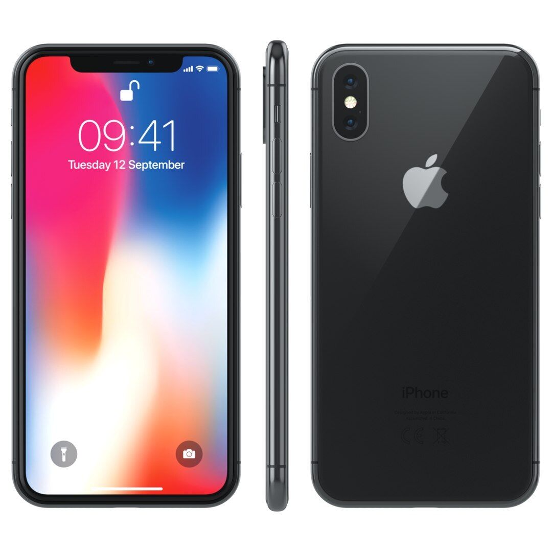 Apple iPhone X - 64GB 256GB - Unlocked Verizon AT&T T-Mobile