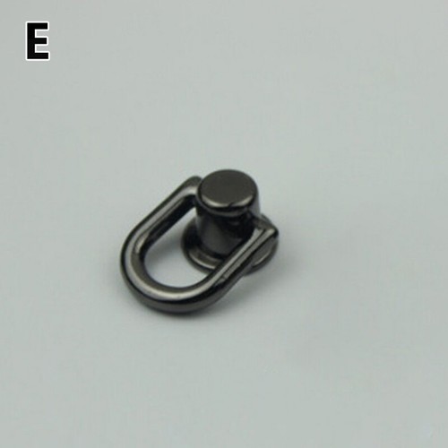 Bolso colgante de metal hebilla pinzas tornillo anillo de uñas perno redondo clip lateral hecho a mano hágalo usted mismo - Imagen 15 de 17