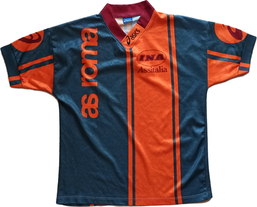 maglia calcio vintage AS Roma TOTTI 2001 2002 Kappa Ina