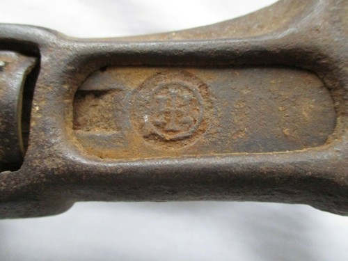 Antique -- IHC International Harvester Adjustable Wrench - Loop Handle - Foto 6 di 8