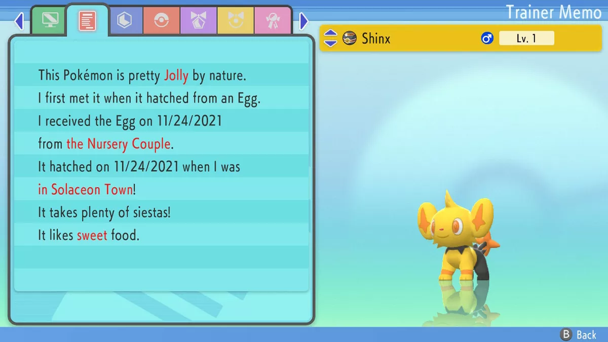 Pokemon Shinx Best Nature