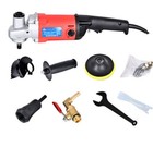 220V Electric Stone Hand Wet Polisher Grinder Water Milling Machine 1400W 100mm