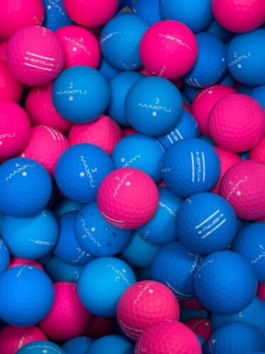 12 Maxfli SoftFli matt AAAA/AAAA - rosa ODER blau - gebrauchte Golfbälle 4A/5A - Bild 2 von 8