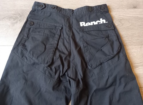 Mens BENCH Classic Turan pants Y2K Vintage BNWT Black Sz 30 R Cargo / Combat - Picture 4 of 6