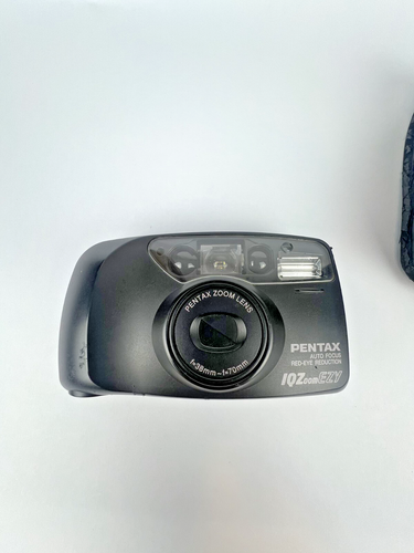 Pentax IQZoom EZY 35mm Point & Shoot Film Camera w/ Case – Untested – Read - Picture 2 of 9