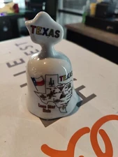 Lone Star State Texas Dinner call Bell Porcelain  