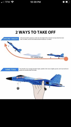New Extra Large Mig-29 RC Plane/Jet 2.4G 2CH Model HW-29 (17” L x 12.5”W) 3.7V - Picture 16 of 18