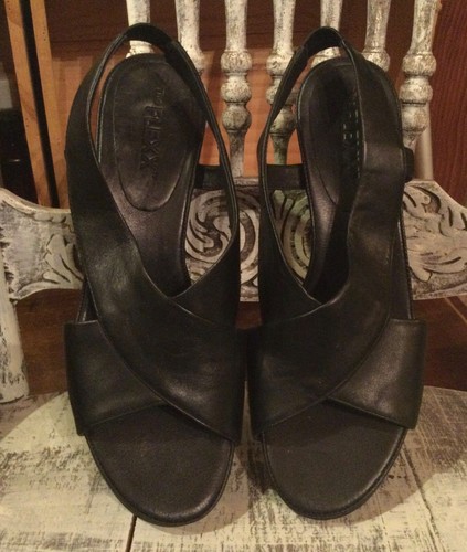 The Flexx Sonata Leder Slingback offene Zehenpartie Schuh/Sandale neu mit Karton 8M - Bild 1 von 5