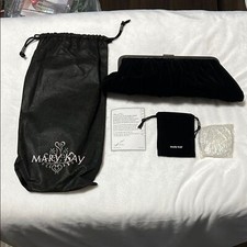 Mary Kay New in Package Black Velvet Evening Bag  Compact Mirror Set 2007