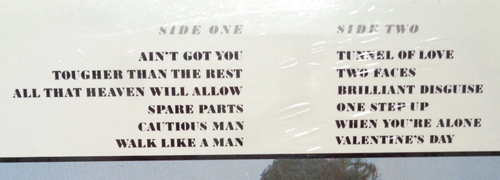 Bruce Springsteen Tunnel Of Love lp, 1987,SHRINK,HYPE STICKER,NO HOLE MARKS,NM - Picture 4 of 7