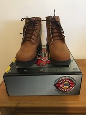 justin men's double comfort lacer work boots