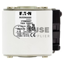 1PC New Eaton BUSSMANN 170M8607 700A,1000V High Speed Square Body Fuse