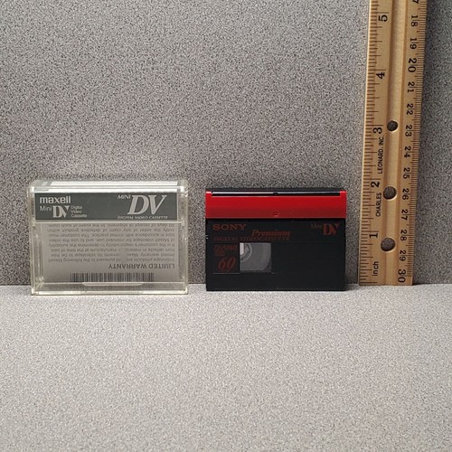 Vintage Sony Premium Digital Videocassette Mini DV 60 Min DVM60 ME mit Maxell Case - Bild 5 von 10