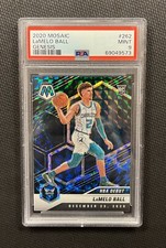 2020-21 Mosaic LaMelo Ball #262 NBA Debut Genesis PSA 9 RC Rookie Card