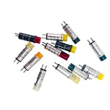 12 pcs Assorted Panel Mount Cartridge Lamps CML, Littelfuse, Dialco and Eldema
