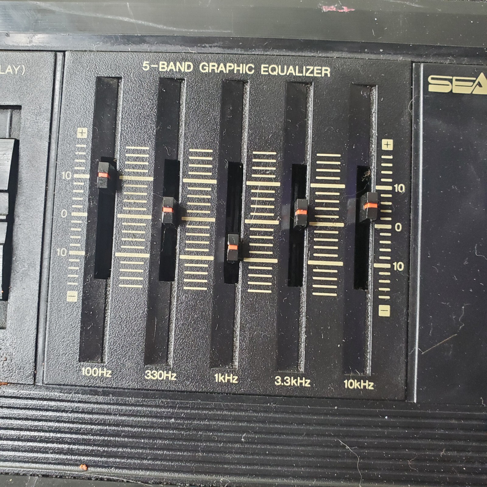 JVC AM/FM PCV77J Hyper Bass Equalizer double Cassette Portable