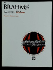 Brahms Ballades Opus 10 For Piano Hinson New-Old Stock