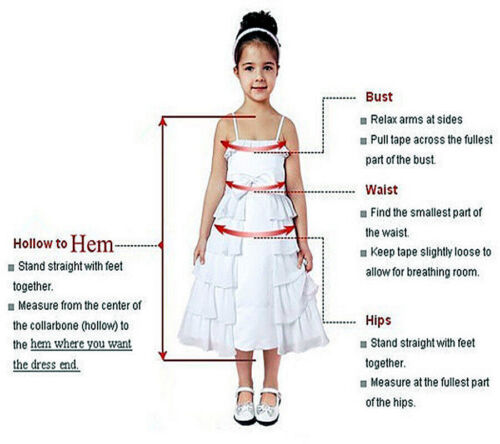 Tulle Lace First Communion Kid's Party Birthday Flower Girl Pageant Dance Dress* - Picture 4 of 6