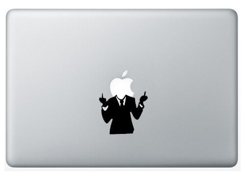 Funny Middle Rude Finger Guy Apple Macbook Removable Vinyl Sticker Skin Decal | eBay Funny Middle Rude Finger Guy Apple Macbook Removable Vinyl Sticker Skin Decal | eBay