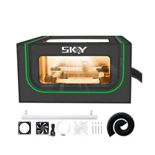 Laser Engraver Integrated Enclosure with LED Light, Fireproof and D... Fast Ship