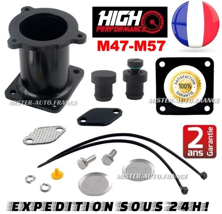 KIT SUPPRESSION VANNE EGR POUR BMW E87 E60 E61 E65 E90 E91 X3 X5 X6 M47N2 M57N2 - Photo 2/4