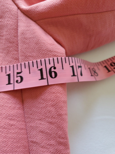 EXPRESS CONSCIOUS EDIT BLAZER Women's XS Pink Coral 1 Button Lined Pockets New - Picture 5 of 7