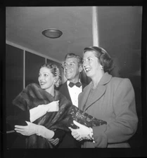 Loretta Young Eve Johnson candid 1940's Original 2.25 x 2.25 Camera Negative