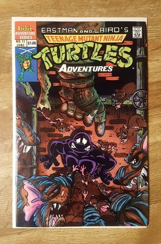 Teenage Mutant Ninja Turtles Adventures #11 Archie Comics June 1990 TMNT - Picture 2 of 3