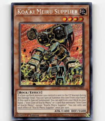 yugioh koa ki meiru deck Yu-Gi-Oh! - Koa'ki Sea Panther (SOVR-EN027) - Stardust Overdrive - 1st Edition A single individual card from the Yu Archetype Analysis: Koa'ki Meiru |