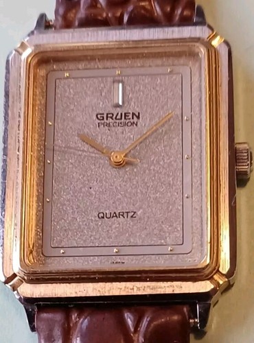 Ausgefallene Gruen Precision Two Tone Tankuhr