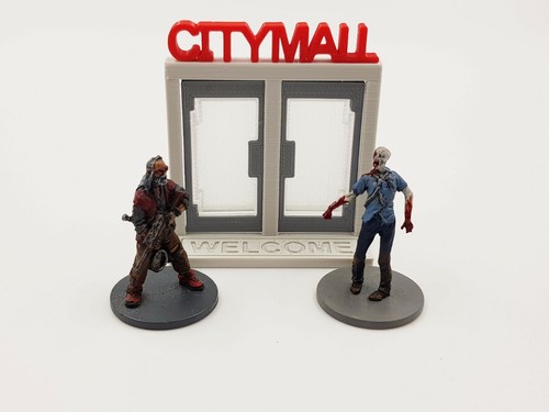 Zombicide Toxic City Mall 3D Hinged Mall Puertas dobles - Imagen 5 de 5